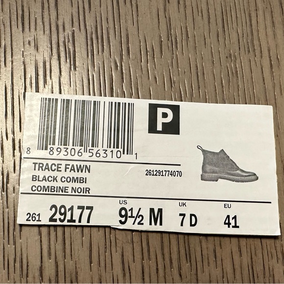 Clarks Black Trace Fawn Boots, size 9.5. New, never worn. - Picture 10 of 10